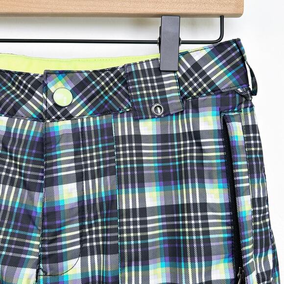 Burton Girls Plaid DryRide Snowboarding Adjustable Pants - Picture 5 of 11